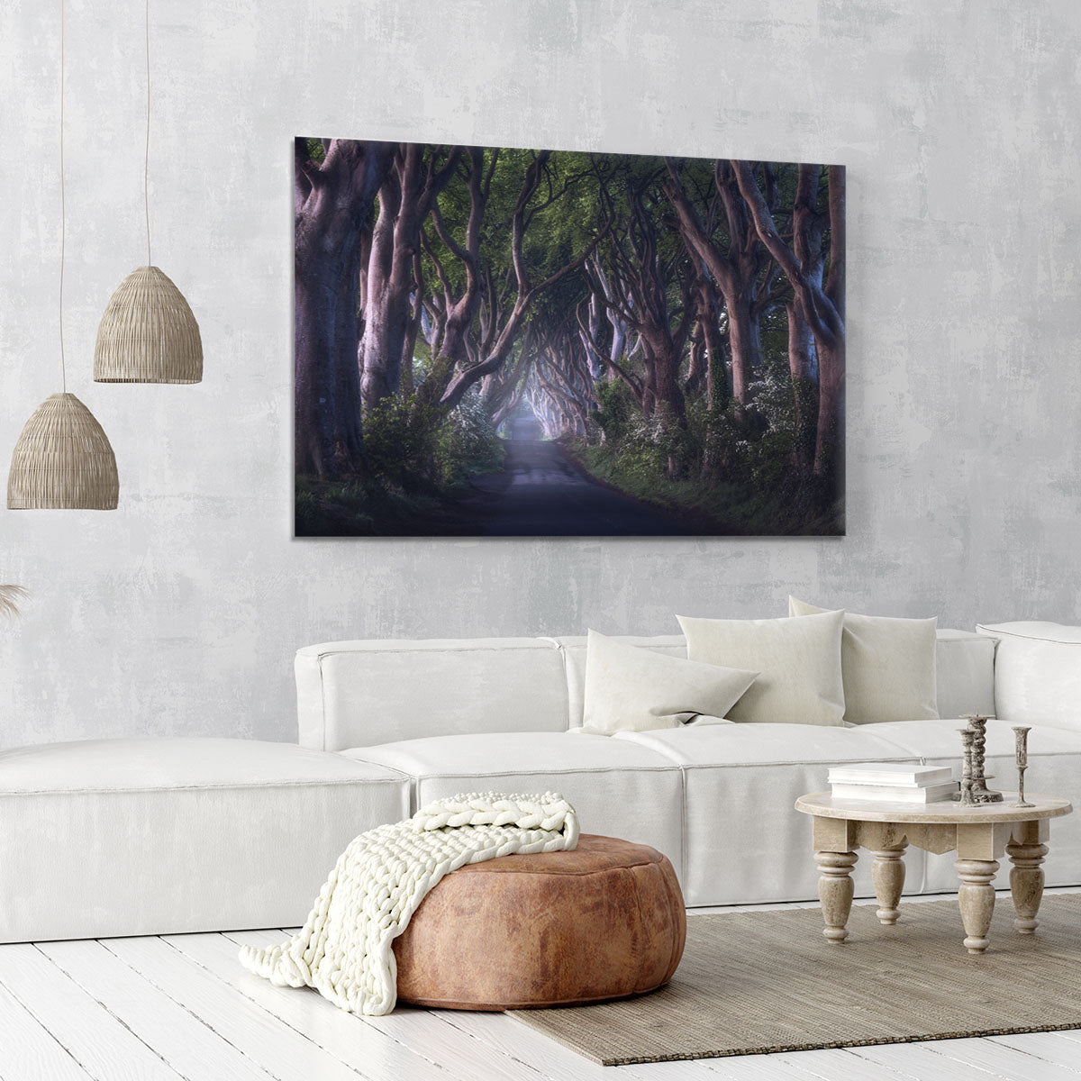 The Dark Hedges Canvas Print or Poster - Canvas Art Rocks - 6