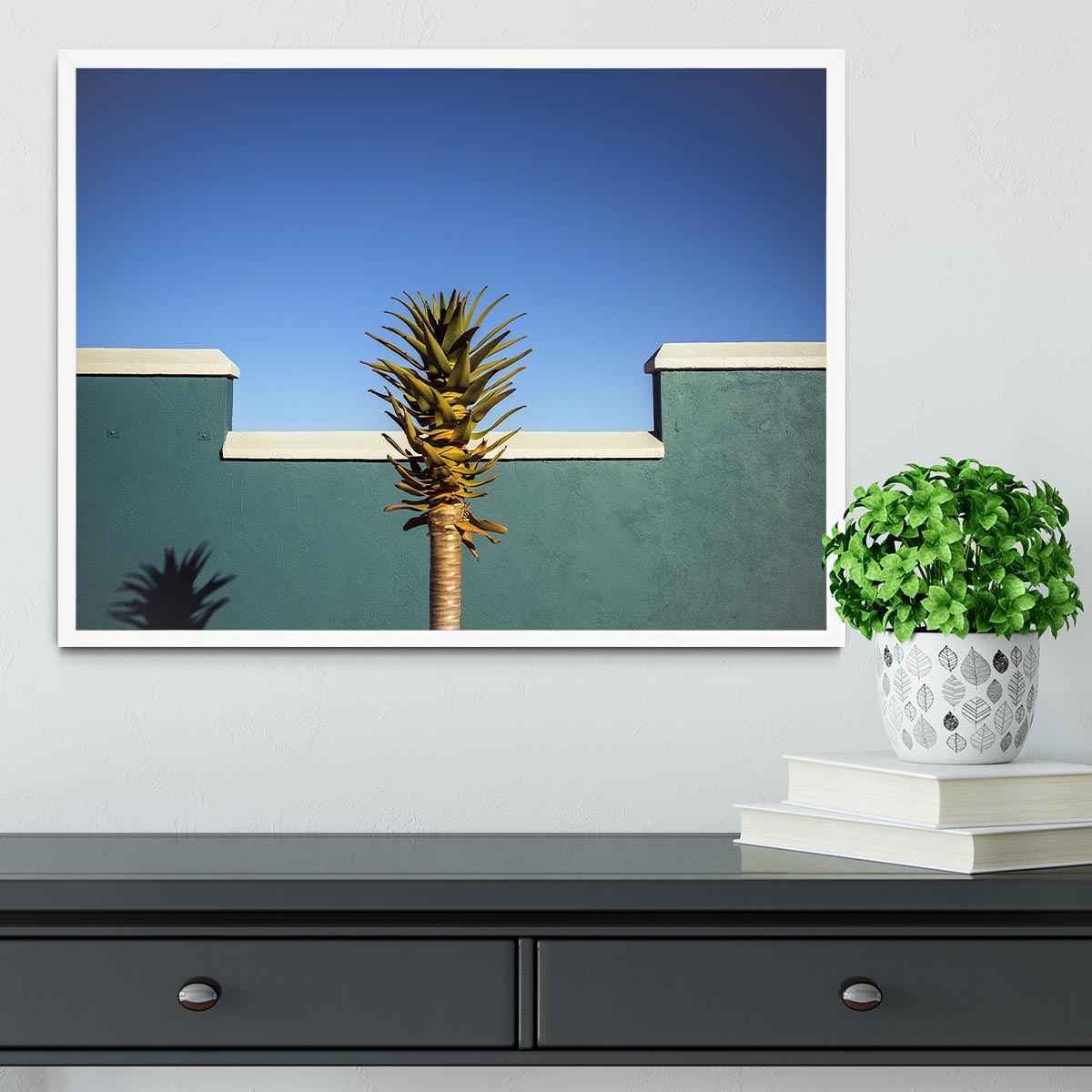 The Desert Blooms Framed Print - Canvas Art Rocks -6