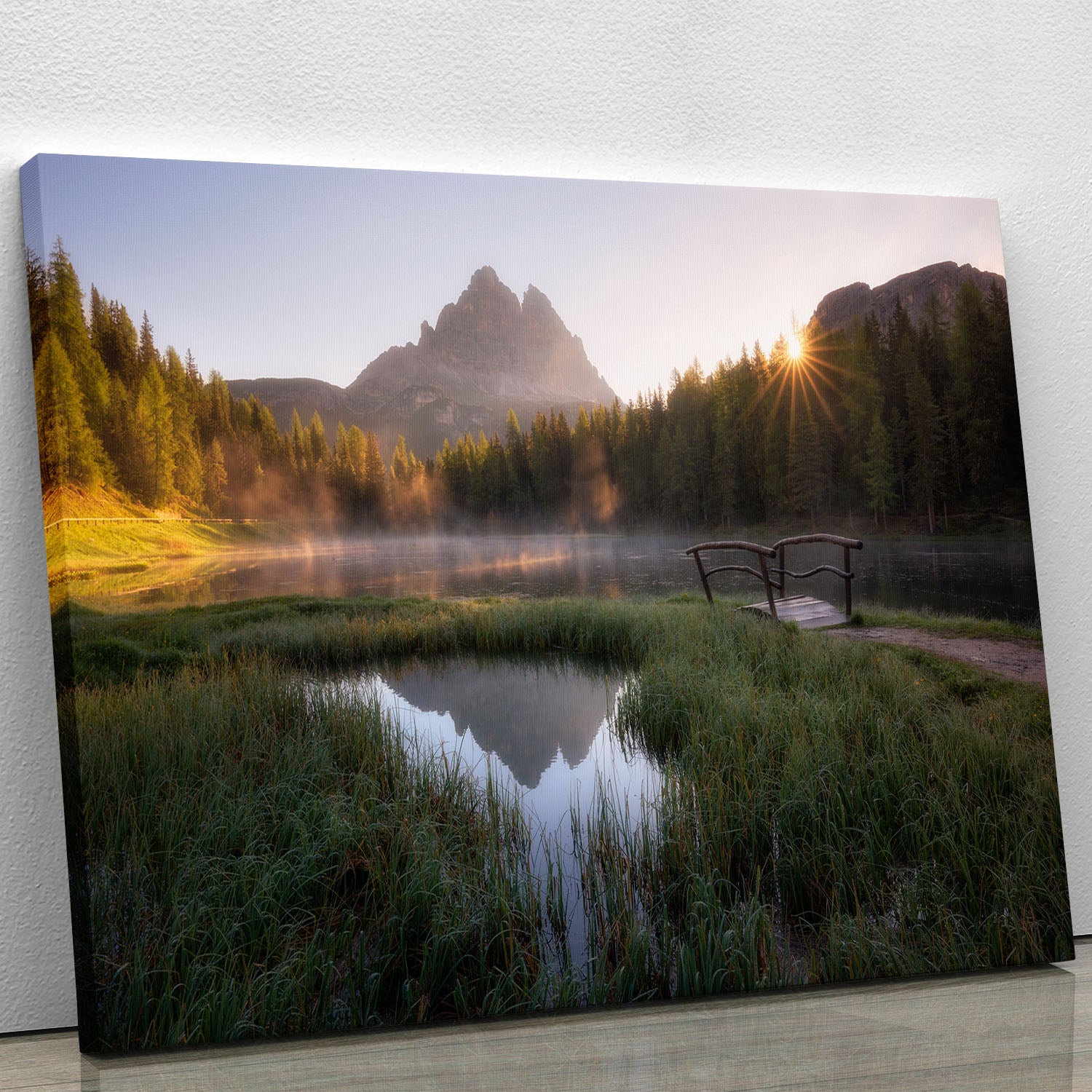 Morning Silence Canvas Print or Poster - Canvas Art Rocks - 1