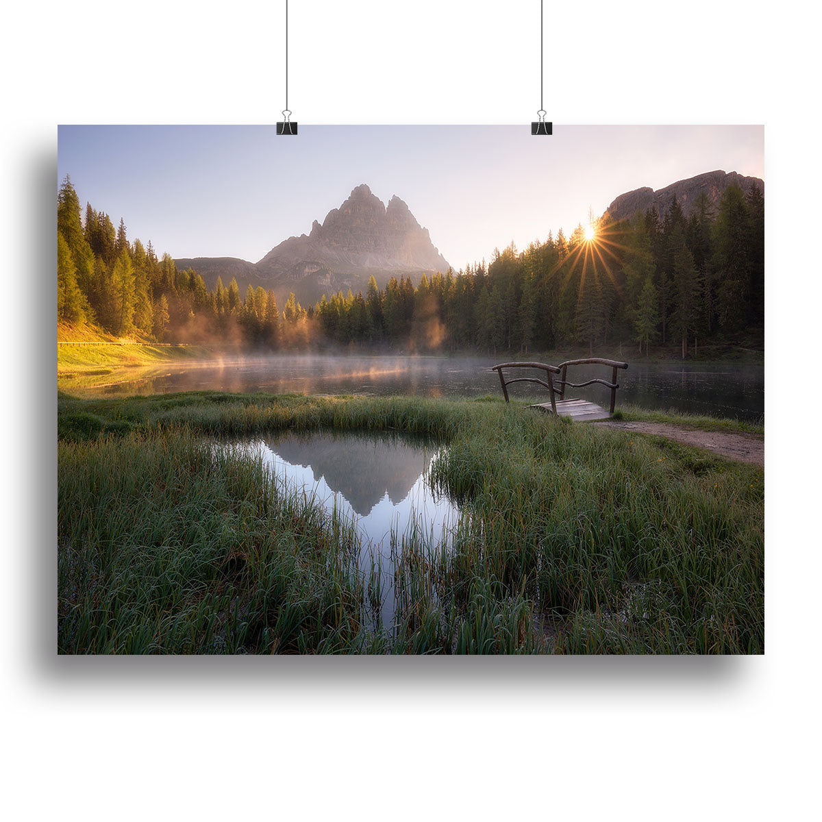 Morning Silence Canvas Print or Poster - Canvas Art Rocks - 2