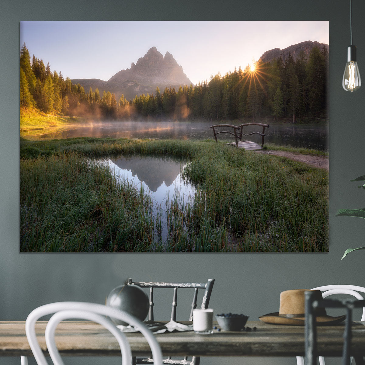 Morning Silence Canvas Print or Poster - Canvas Art Rocks - 3