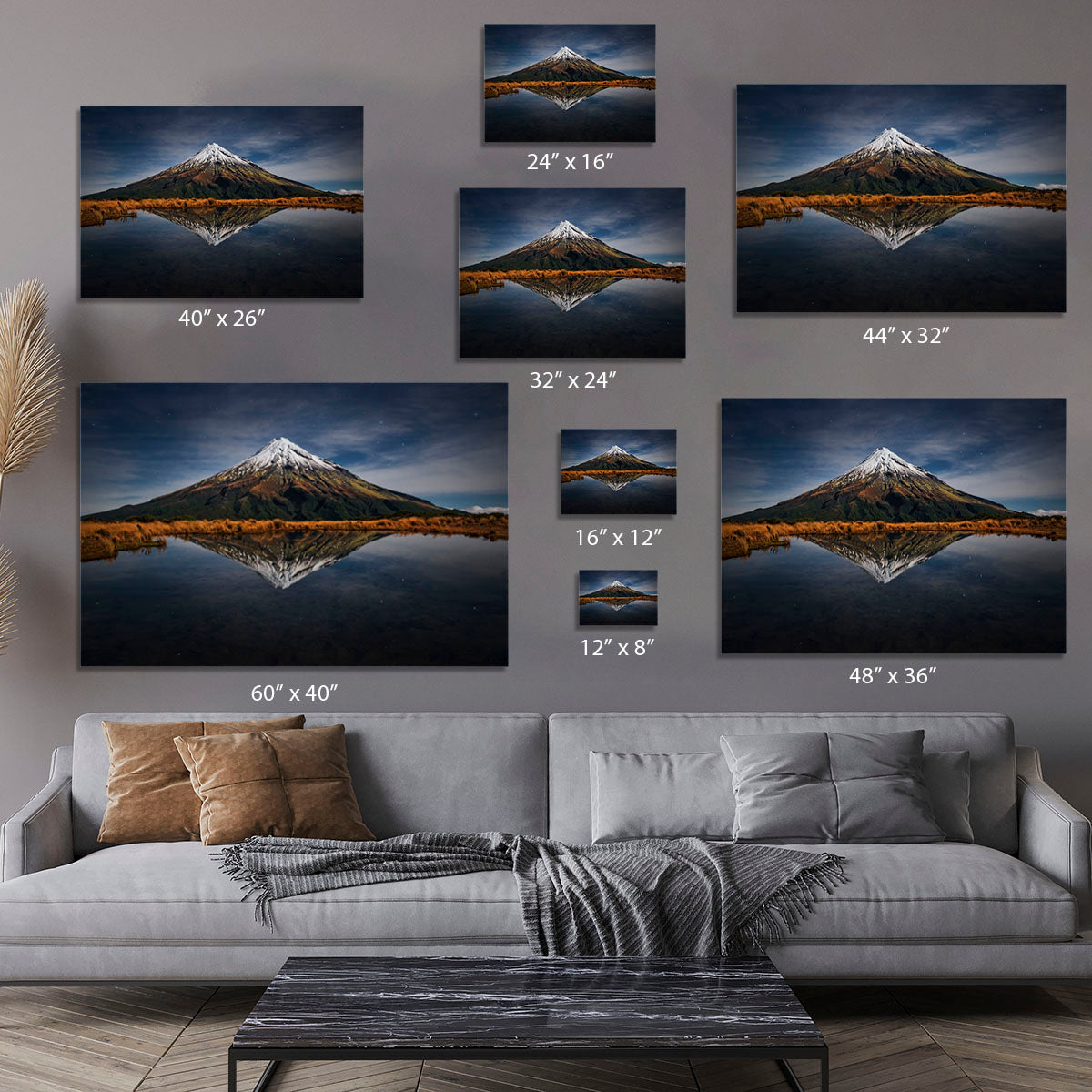 Mount Taranaki A Starry Night Canvas Print or Poster - Canvas Art Rocks - 7