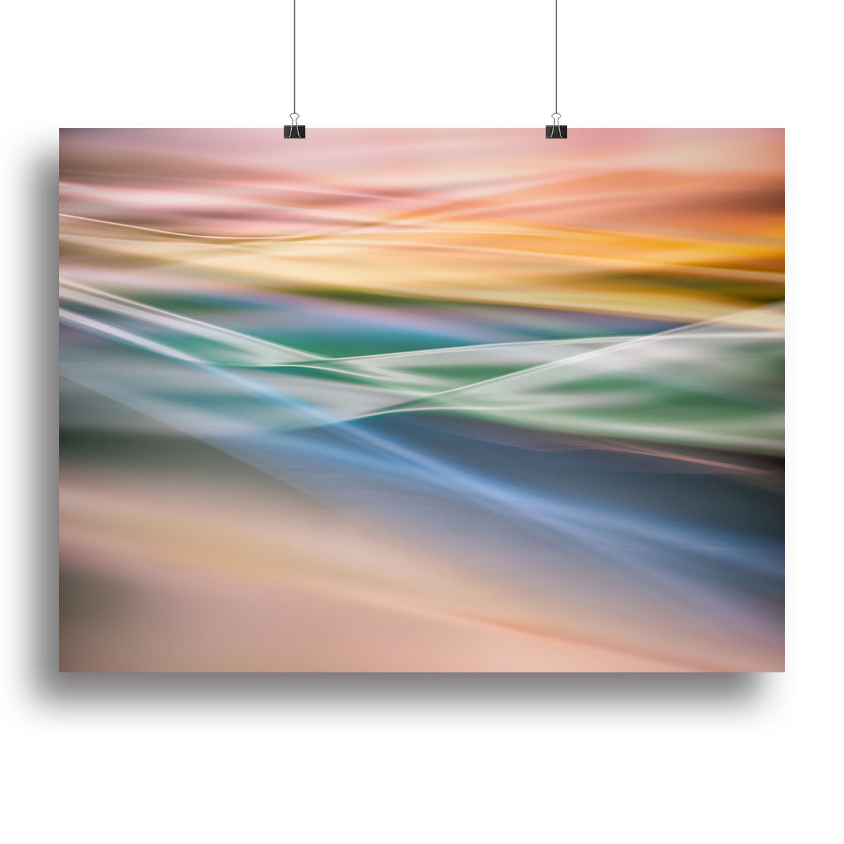Coloured Waves Canvas Print or Poster - Canvas Art Rocks - 2
