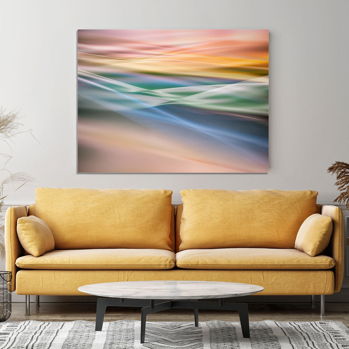 Coloured Waves Canvas Print or Poster - Canvas Art Rocks - 4