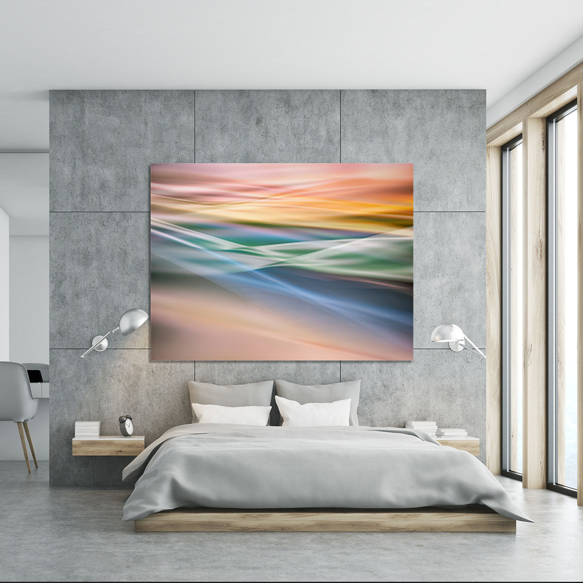 Coloured Waves Canvas Print or Poster - Canvas Art Rocks - 5