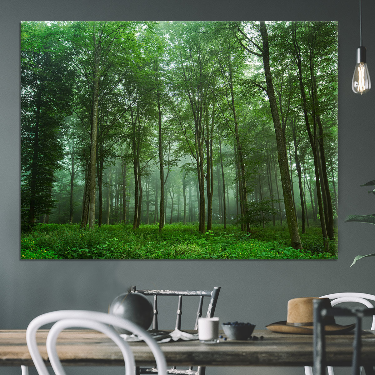 Forest View Canvas Print or Poster - Canvas Art Rocks - 3