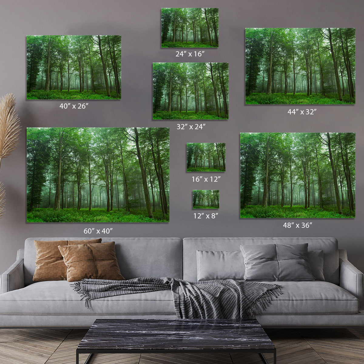 Forest View Canvas Print or Poster - Canvas Art Rocks - 7