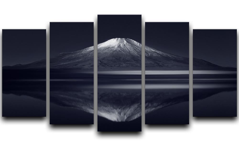 Reflection Mt Fuji 5 Split Panel Canvas - Canvas Art Rocks - 1