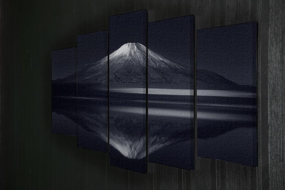 Reflection Mt Fuji 5 Split Panel Canvas - Canvas Art Rocks - 2