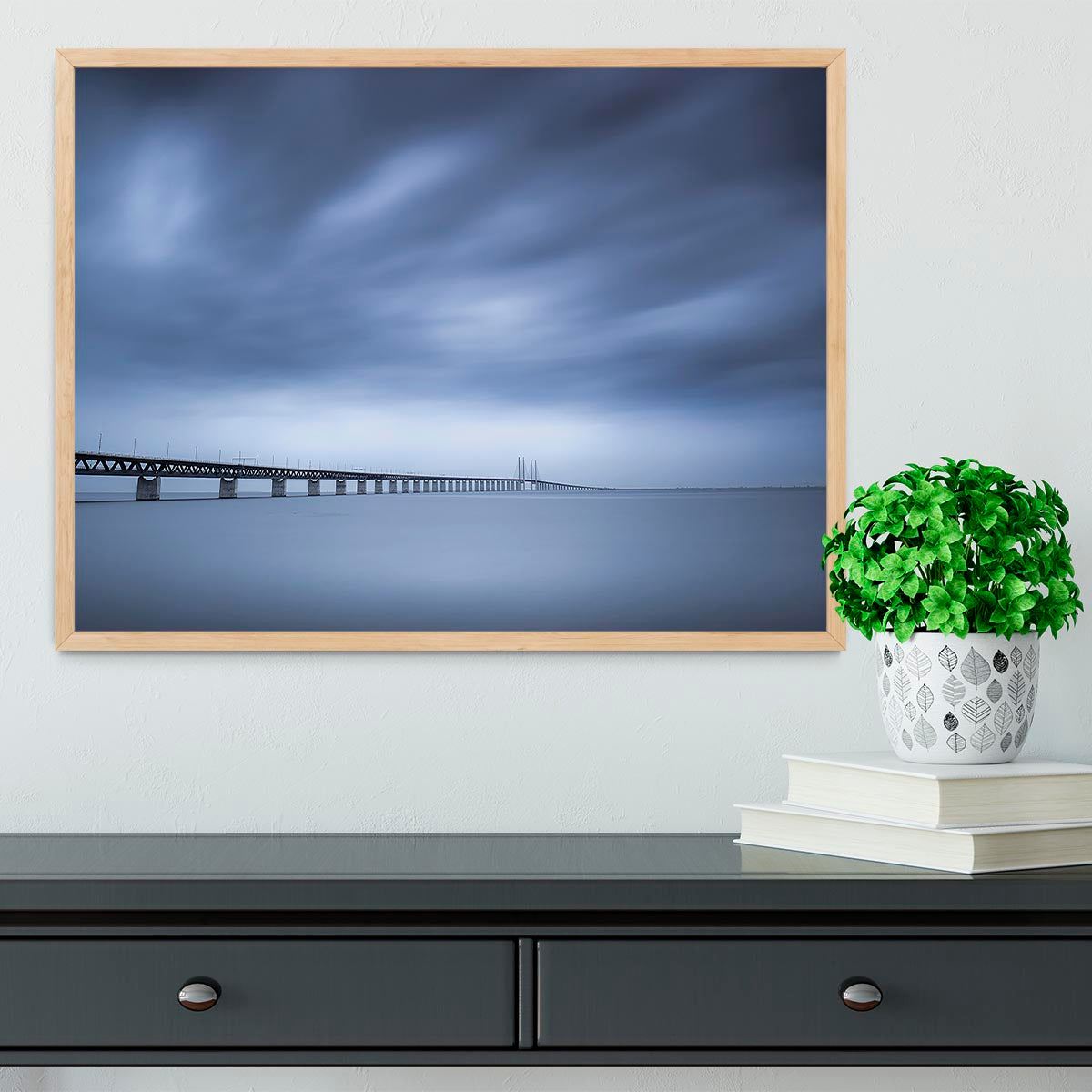 The Bridge Framed Print - Canvas Art Rocks - 4