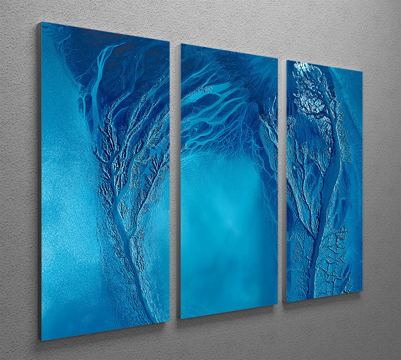 Touching 3 Split Panel Canvas Print - Canvas Art Rocks - 2
