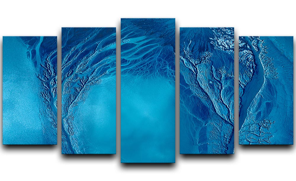 Touching 5 Split Panel Canvas - Canvas Art Rocks - 1