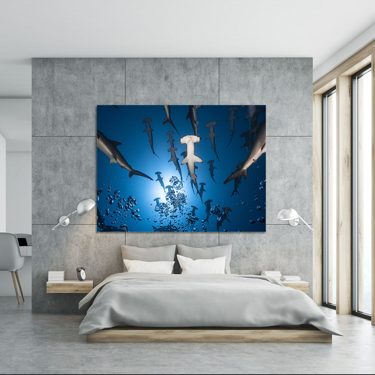 Hammerhead Shark Canvas Print or Poster - Canvas Art Rocks - 5