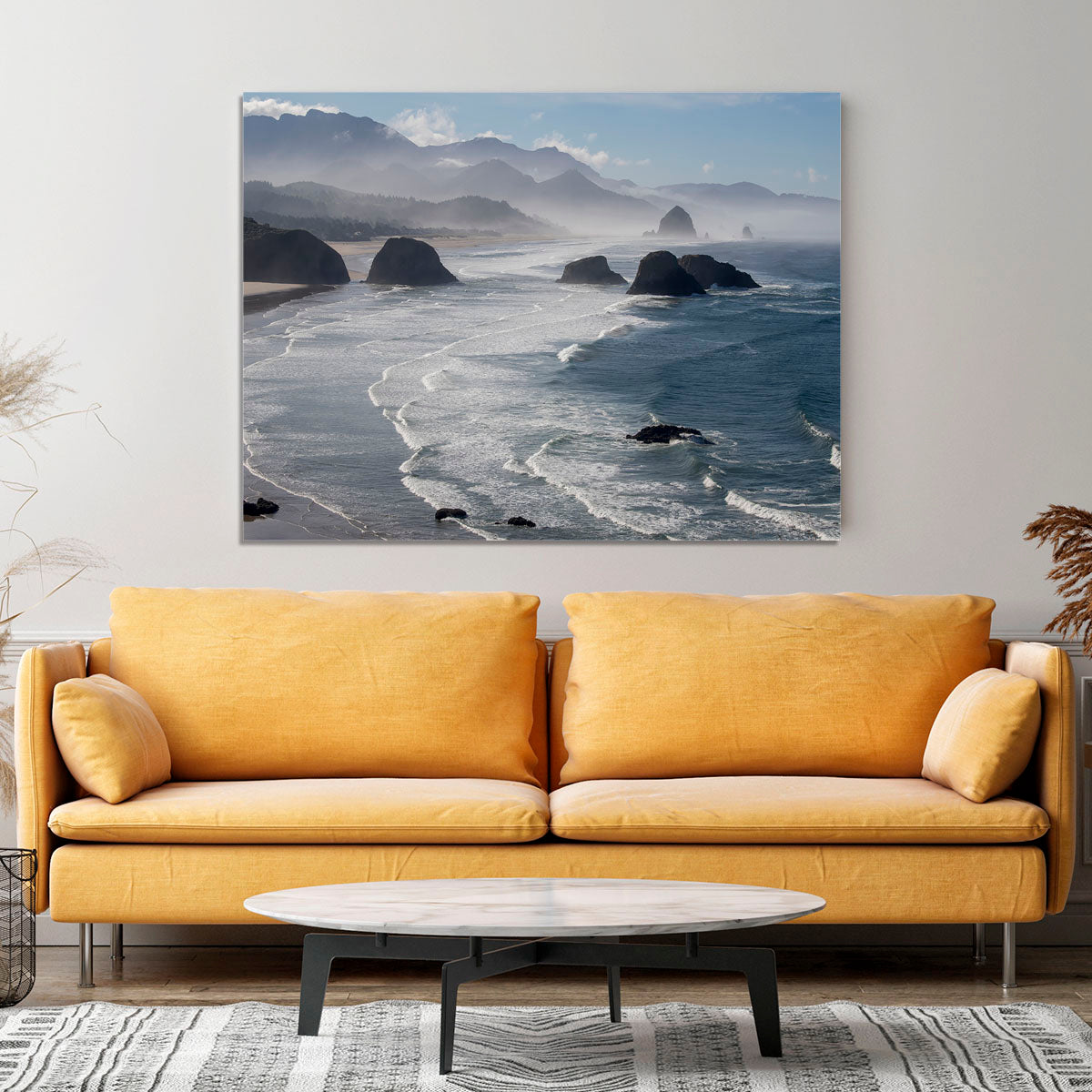 Morning View From Ecola Point Canvas Print or Poster - Canvas Art Rocks - 4