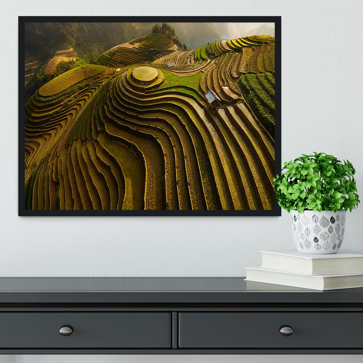 Mu Cang Chai Vietnam Framed Print - Canvas Art Rocks - 2