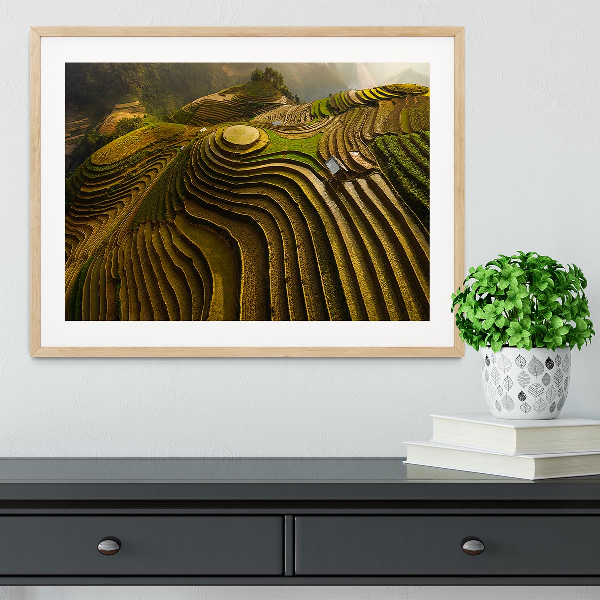 Mu Cang Chai Vietnam Framed Print - Canvas Art Rocks - 3