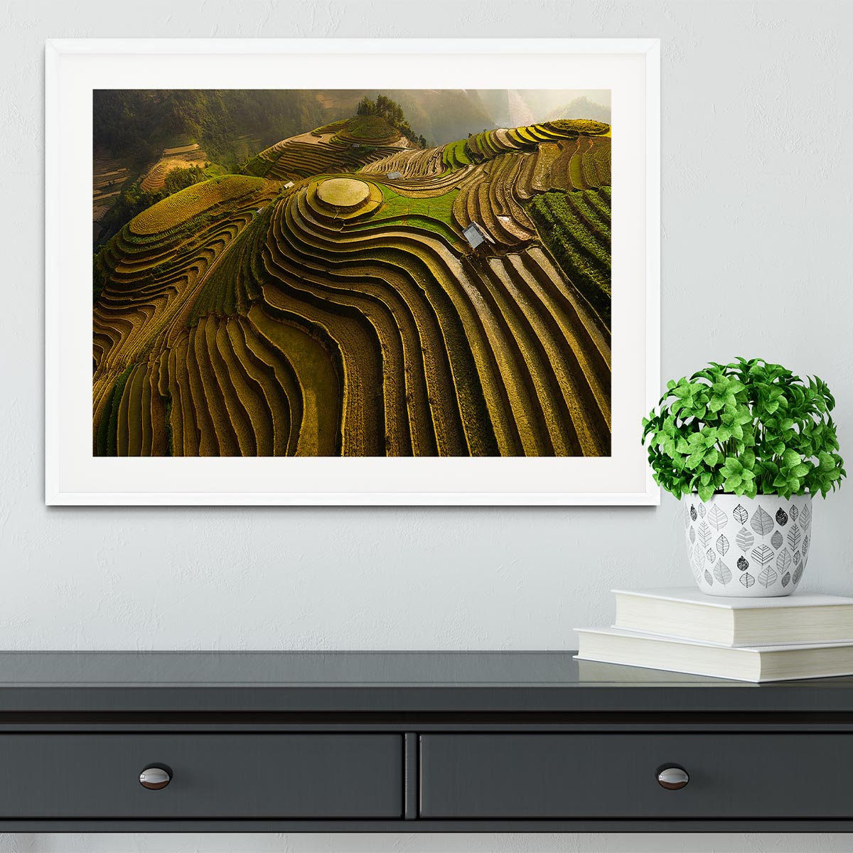 Mu Cang Chai Vietnam Framed Print - Canvas Art Rocks - 5