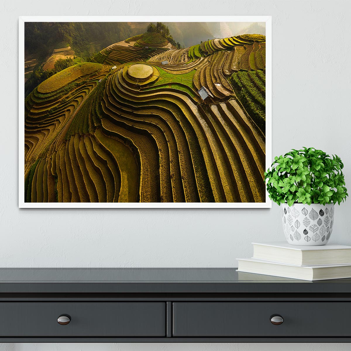 Mu Cang Chai Vietnam Framed Print - Canvas Art Rocks -6