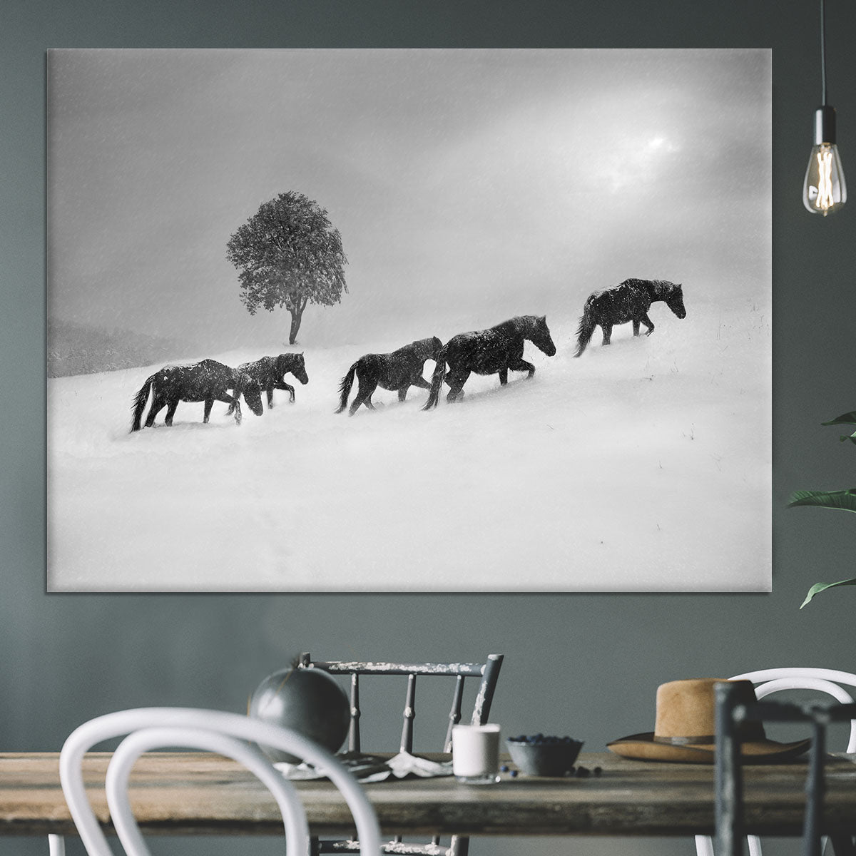 Icelandic Horses Canvas Print or Poster - Canvas Art Rocks - 3