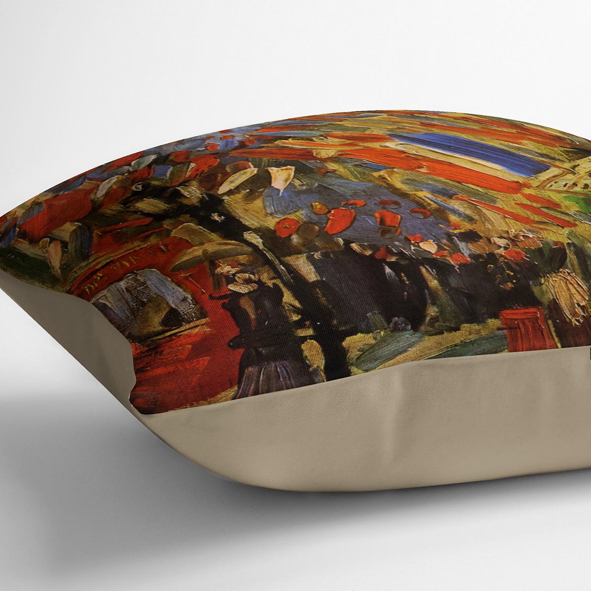 14 July in Paris by Van Gogh Cushion