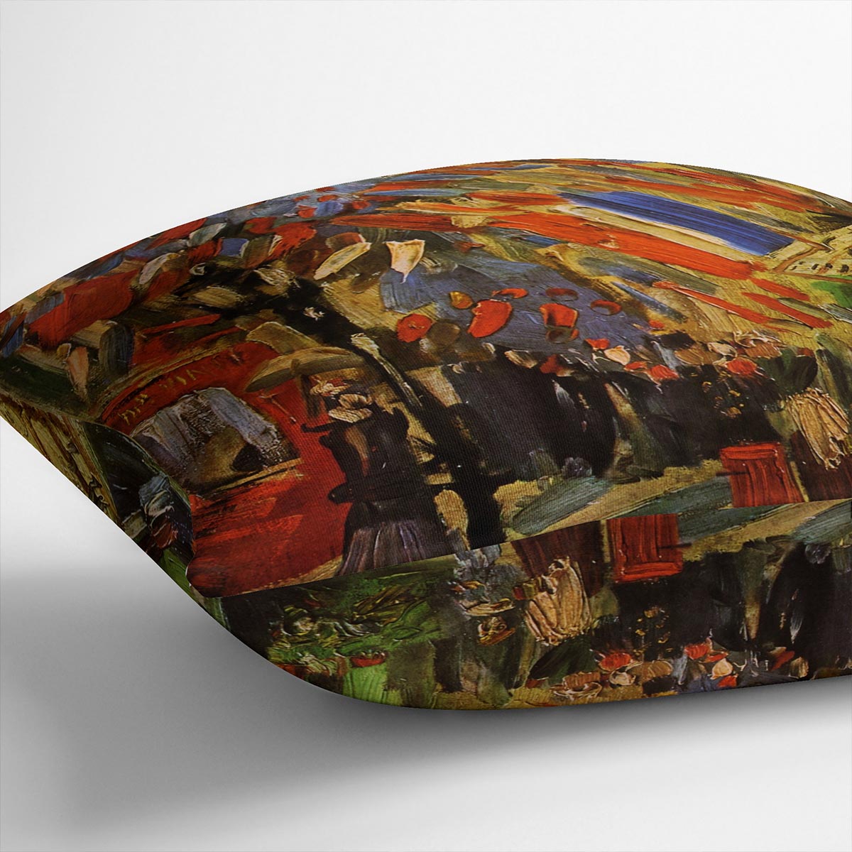 14 July in Paris by Van Gogh Cushion