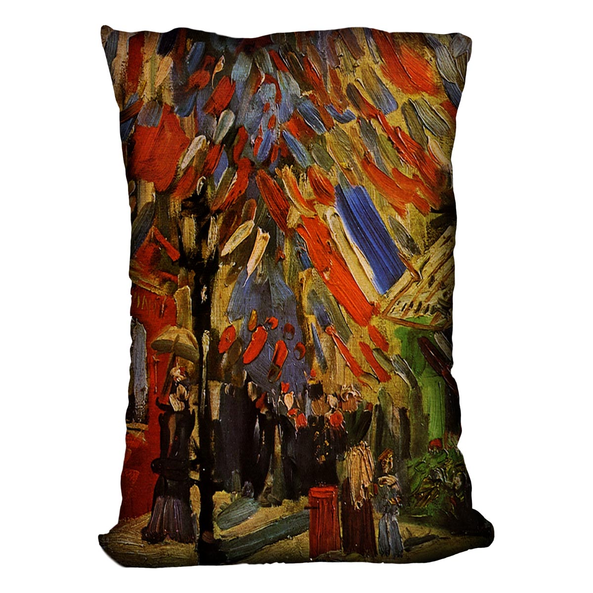 14 July in Paris by Van Gogh Cushion