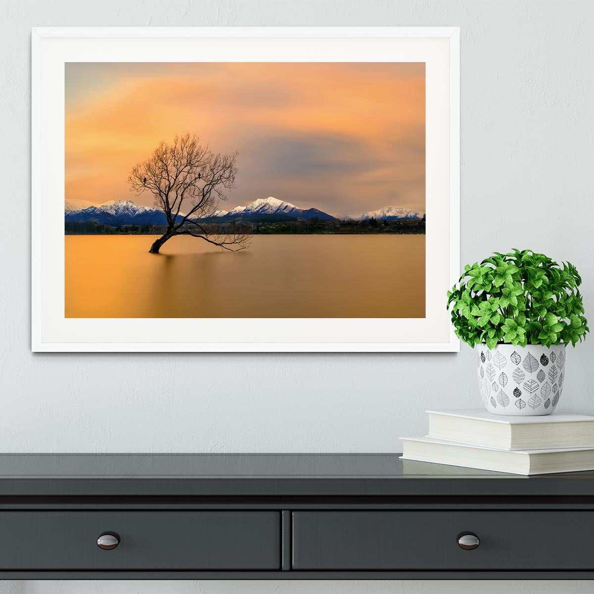 Morning Glow Of The Lake Wanaka Framed Print - Canvas Art Rocks - 5