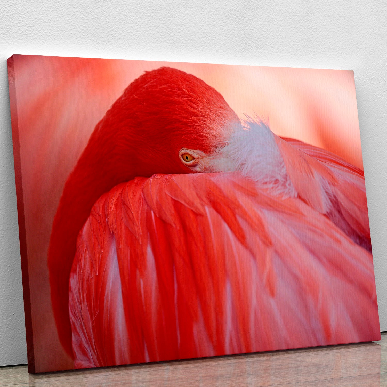 Red Flamingo Canvas Print or Poster - Canvas Art Rocks - 1