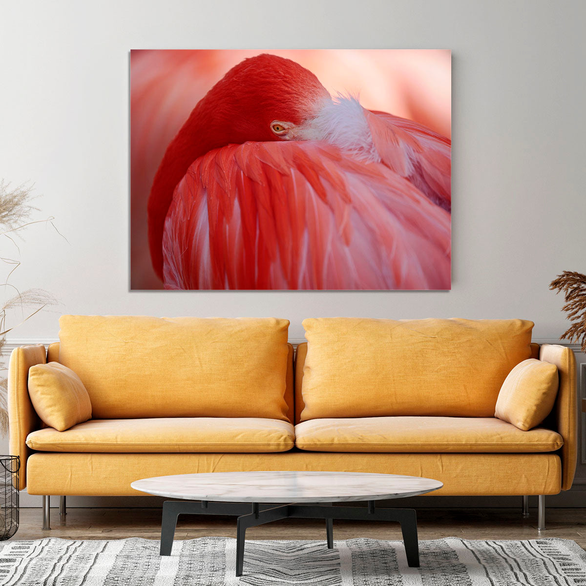Red Flamingo Canvas Print or Poster - Canvas Art Rocks - 4