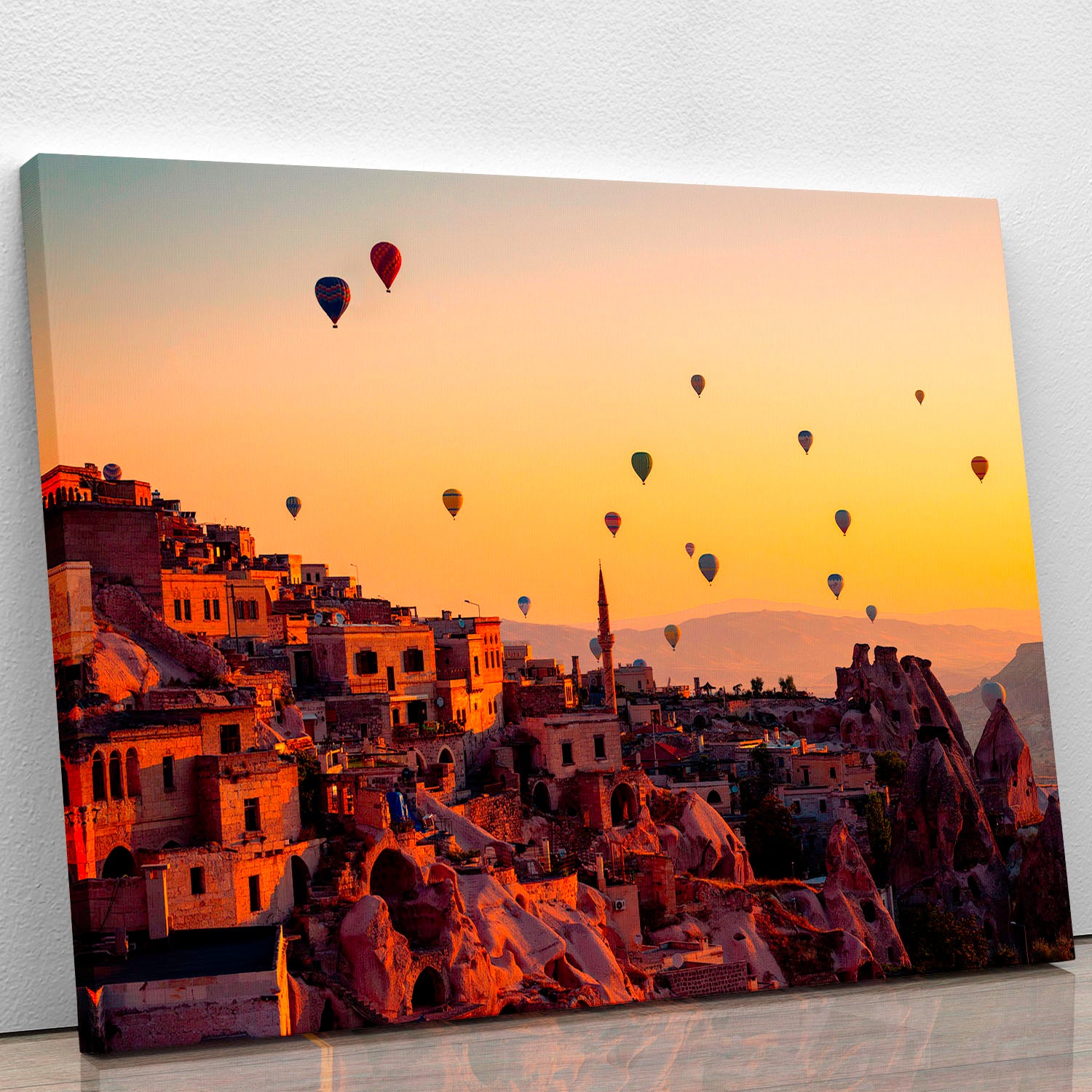 Sunrise Over Cappadocia Canvas Print or Poster - Canvas Art Rocks - 1