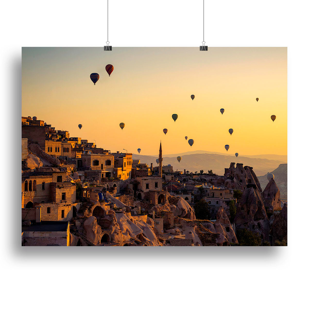 Sunrise Over Cappadocia Canvas Print or Poster - Canvas Art Rocks - 2