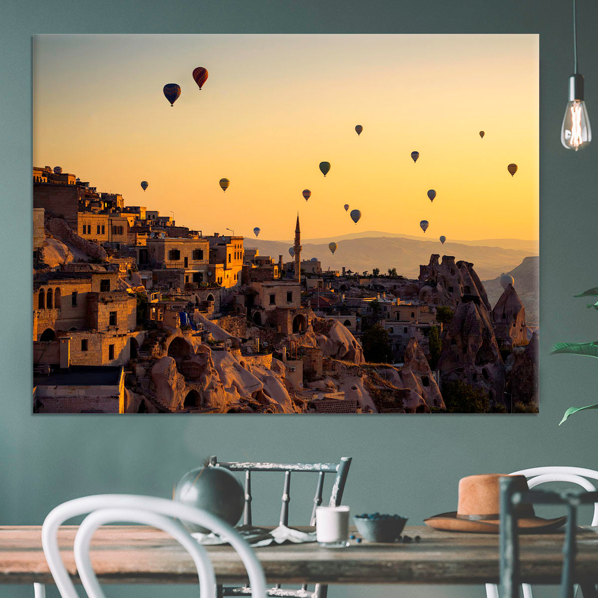 Sunrise Over Cappadocia Canvas Print or Poster - Canvas Art Rocks - 3