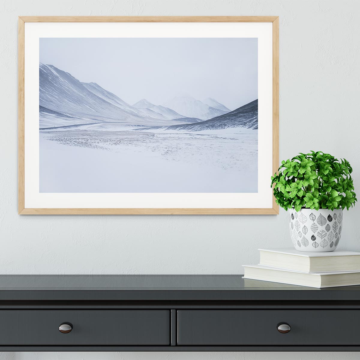 1 Sketched By The Wind Drawn Mountains Framed Print - Canvas Art Rocks - 3