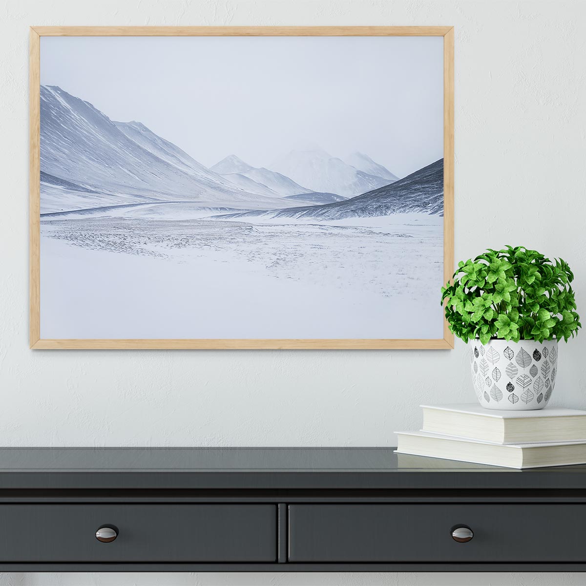 1 Sketched By The Wind Drawn Mountains Framed Print - Canvas Art Rocks - 4
