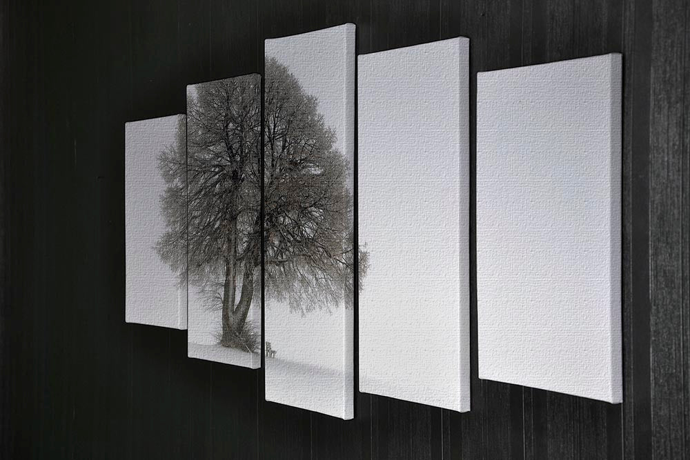 Winter Tree 5 Split Panel Canvas - Canvas Art Rocks - 2