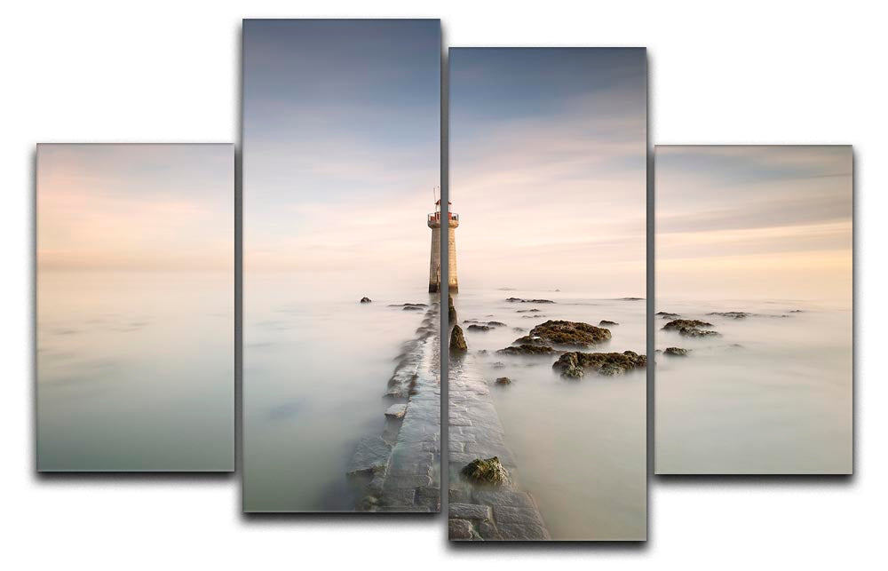 Lighthouse 4 Split Panel Canvas - Canvas Art Rocks - 1