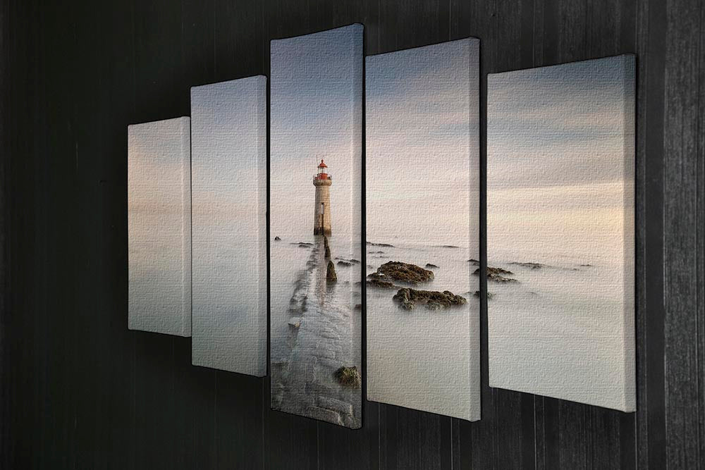 Lighthouse 5 Split Panel Canvas - Canvas Art Rocks - 2