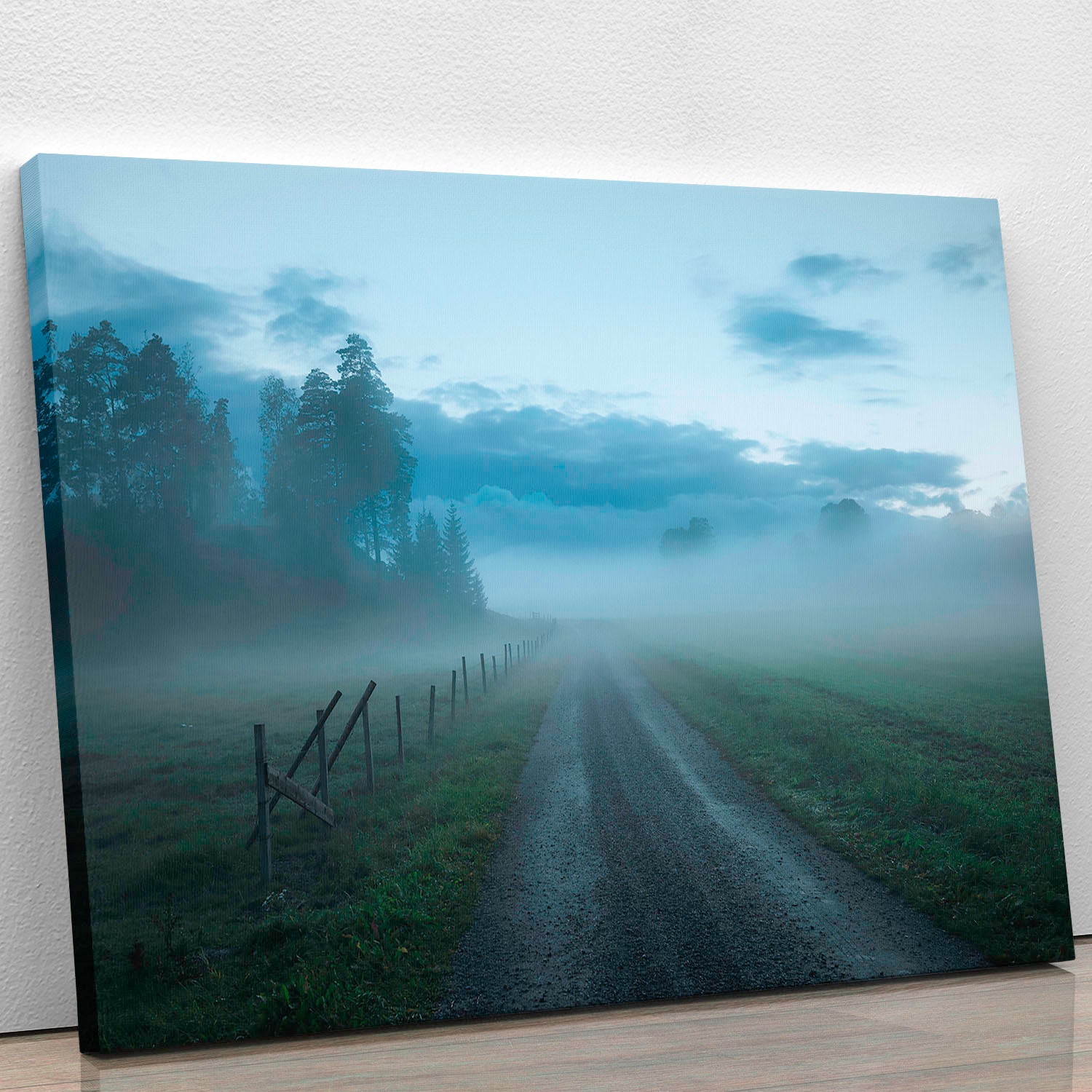 Moody Road Canvas Print or Poster - Canvas Art Rocks - 1