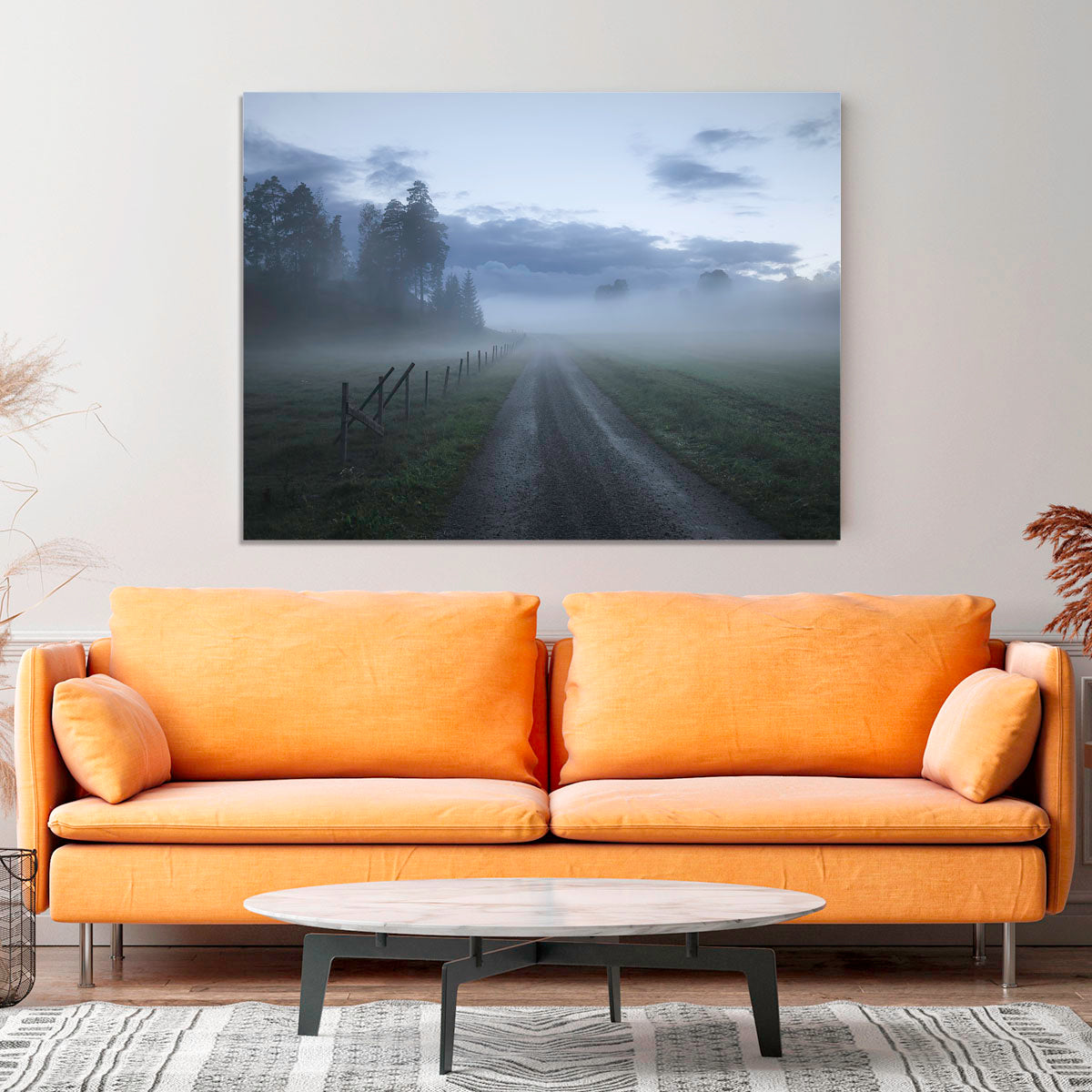 Moody Road Canvas Print or Poster - Canvas Art Rocks - 4