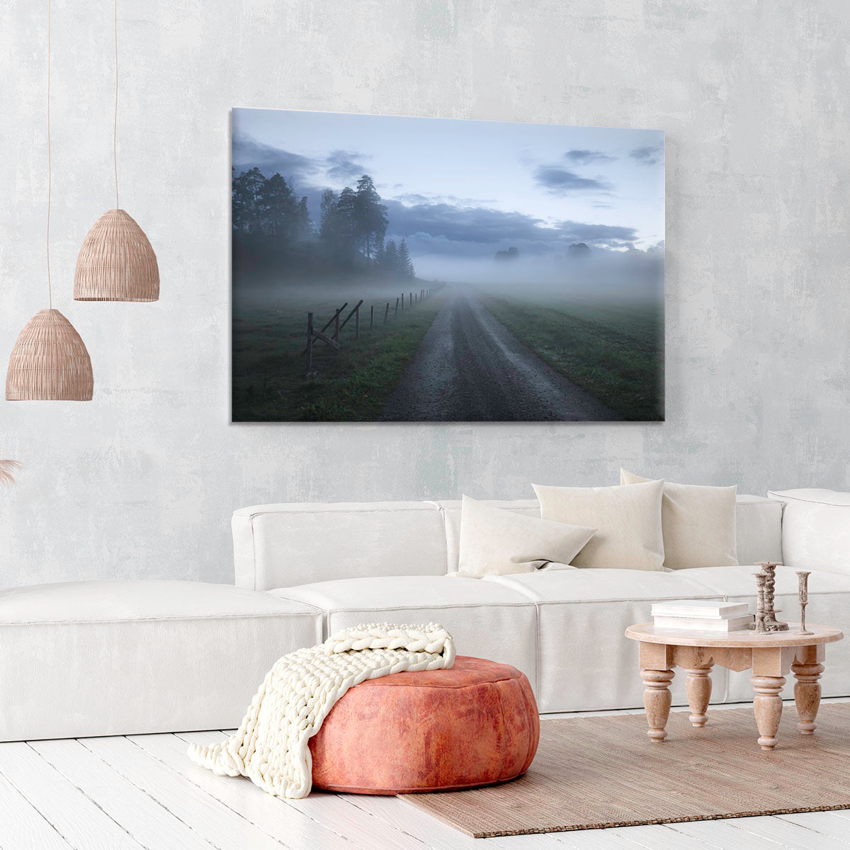 Moody Road Canvas Print or Poster - Canvas Art Rocks - 6