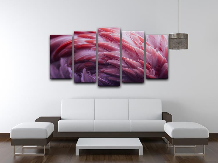 Flamingo 5 Split Panel Canvas - 1x - 3