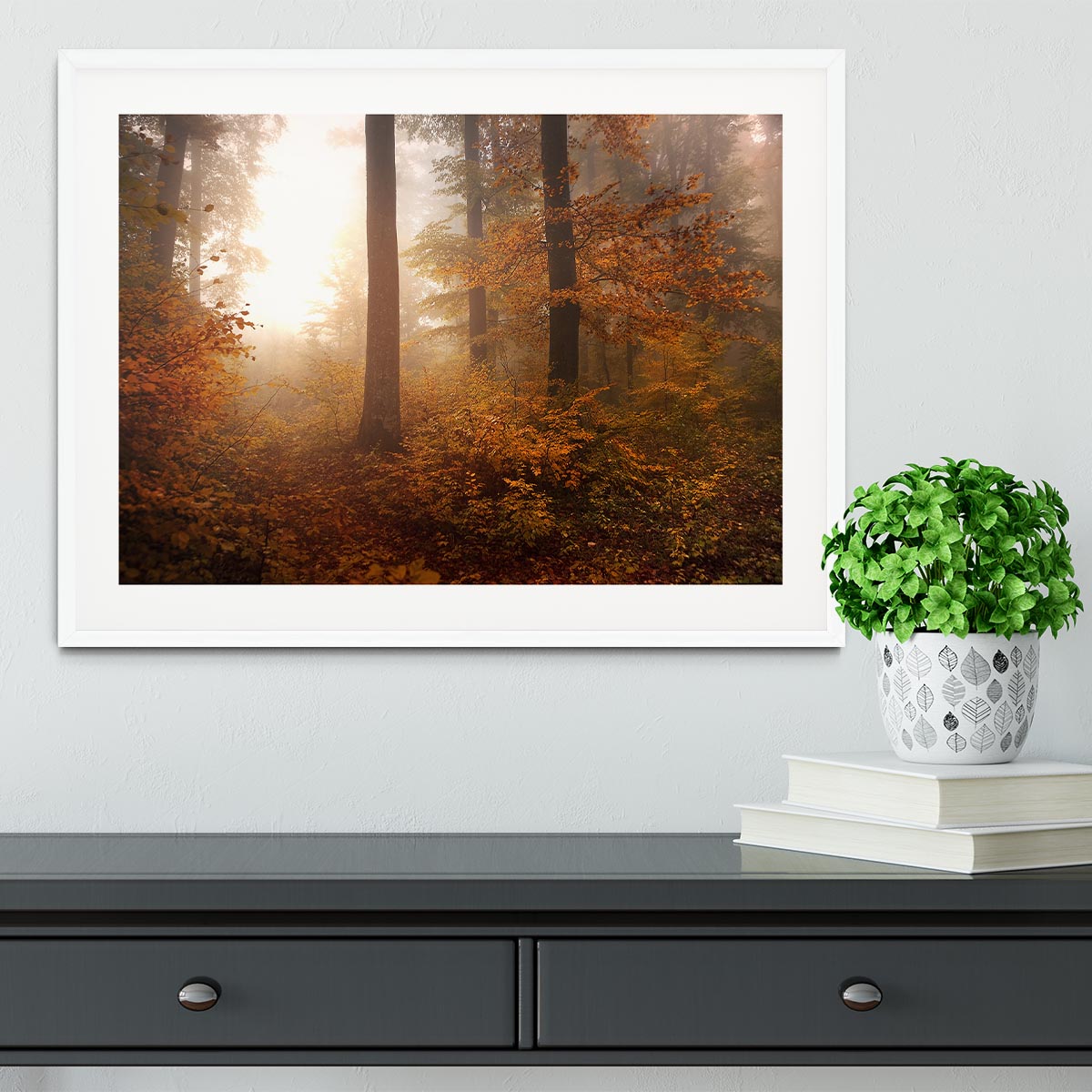 Autumn Trees Framed Print - Canvas Art Rocks - 5