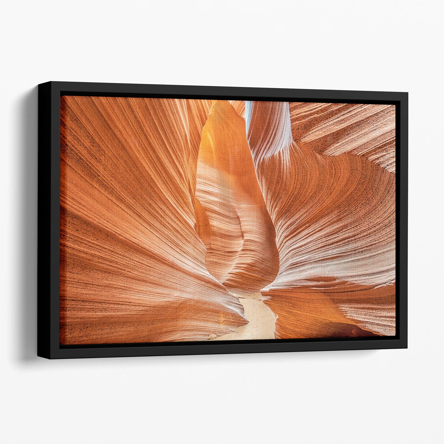 Passage To The Temple Floating Framed Canvas - Canvas Art Rocks - 1