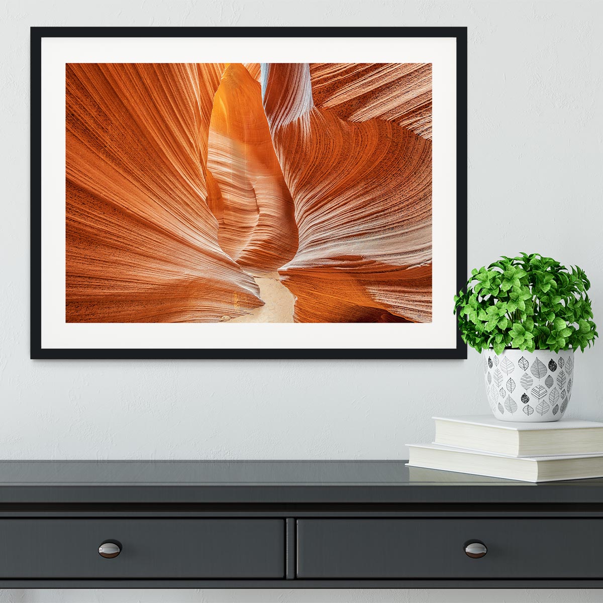 Passage To The Temple Framed Print - Canvas Art Rocks - 1