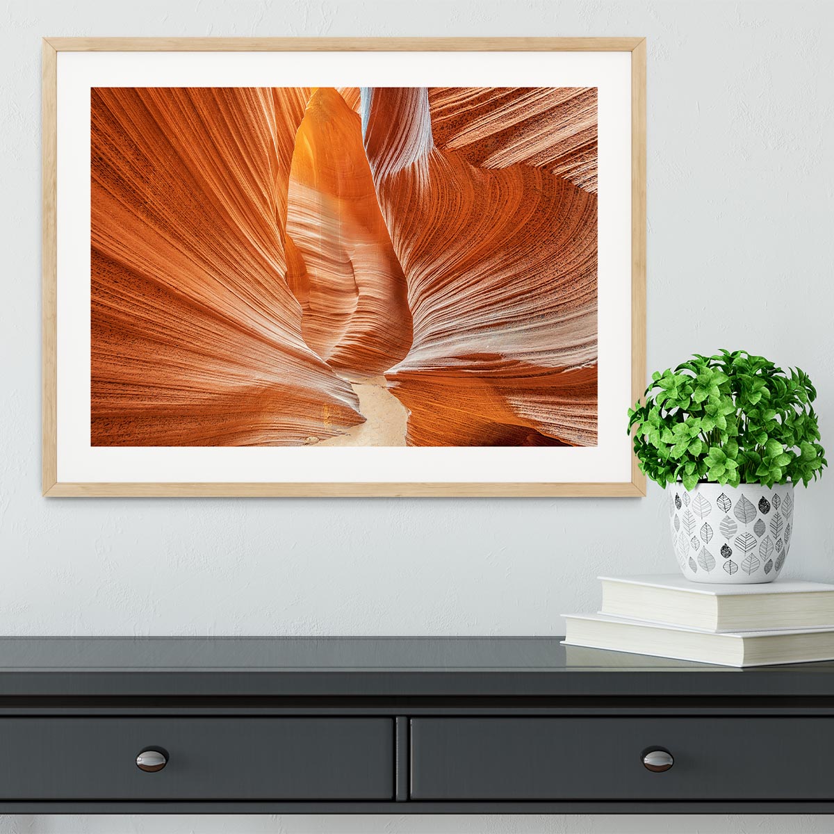 Passage To The Temple Framed Print - Canvas Art Rocks - 3