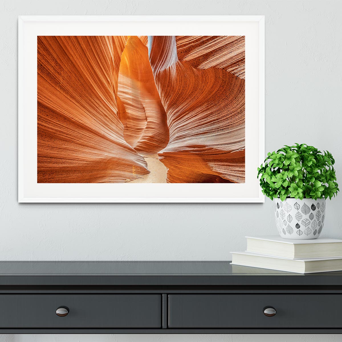 Passage To The Temple Framed Print - Canvas Art Rocks - 5