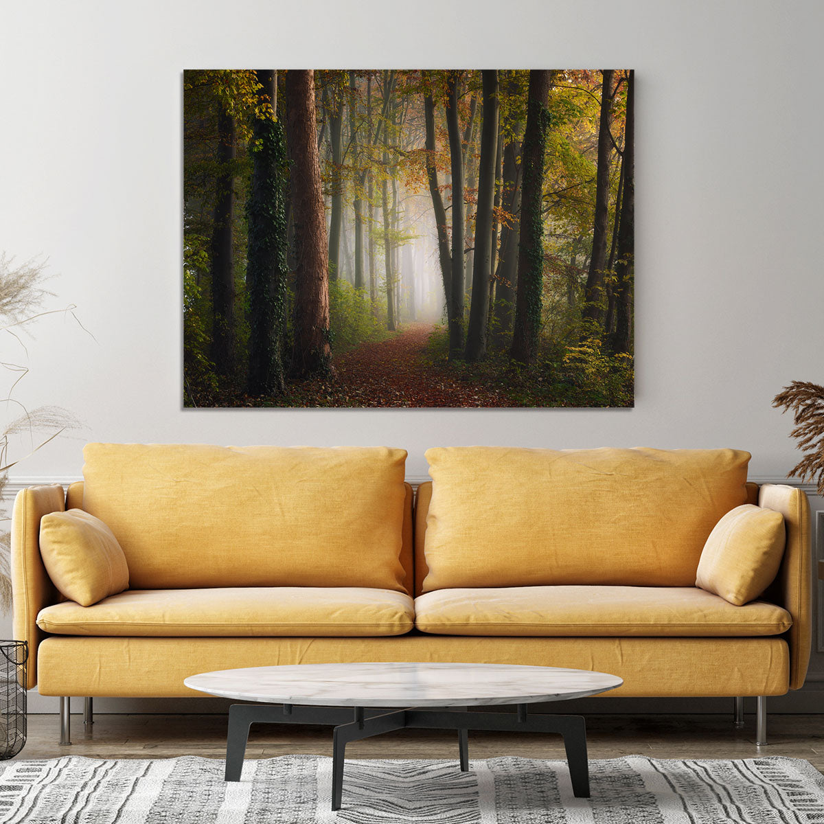 Autumn Colorful Forest Canvas Print or Poster - Canvas Art Rocks - 4