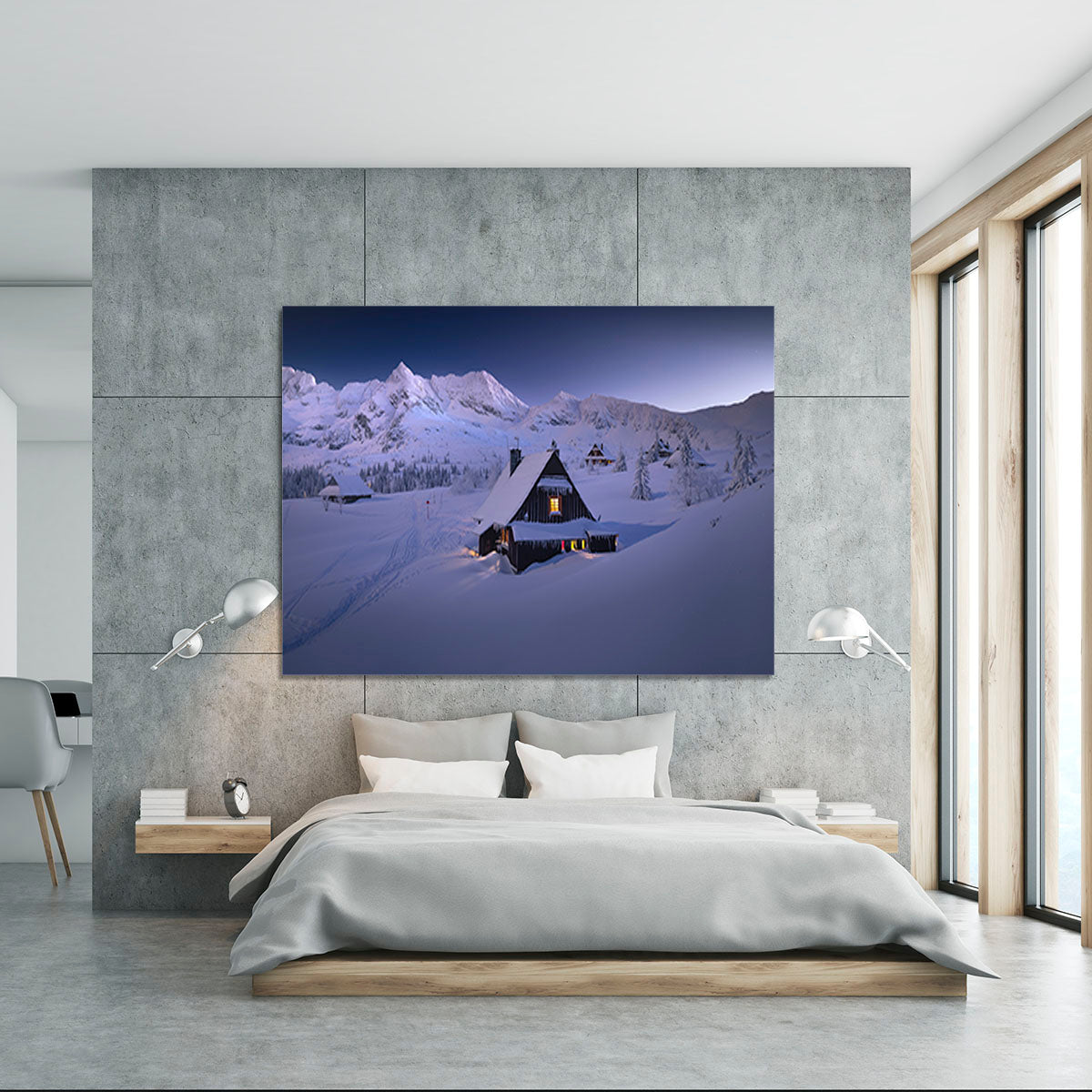 Winter Hut Canvas Print or Poster - Canvas Art Rocks - 5