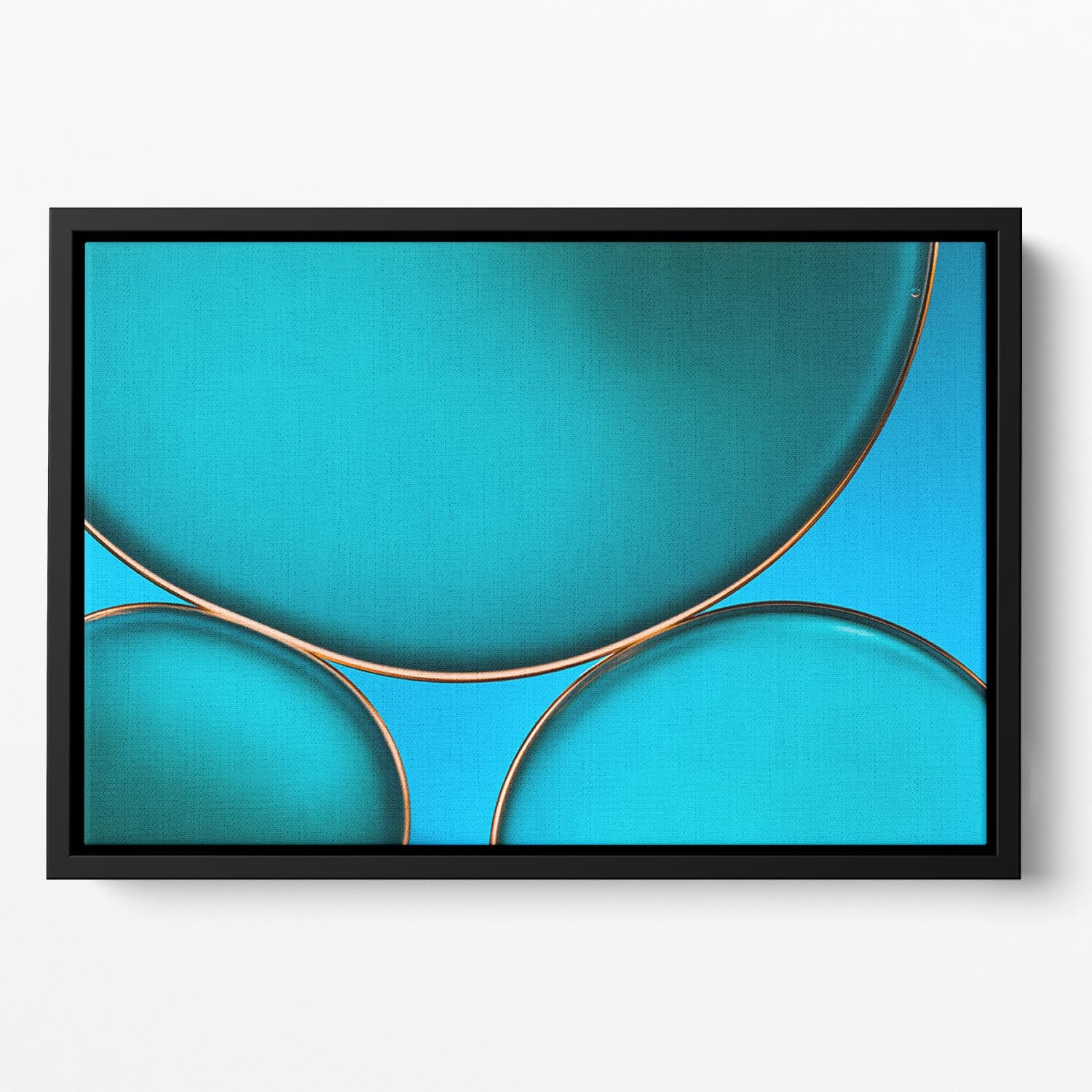 Oil And Water Floating Framed Canvas - Canvas Art Rocks - 2