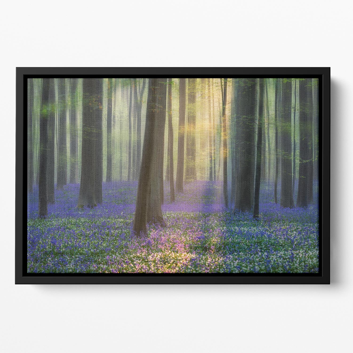 Daydreaming Of Bluebells Floating Framed Canvas - Canvas Art Rocks - 2